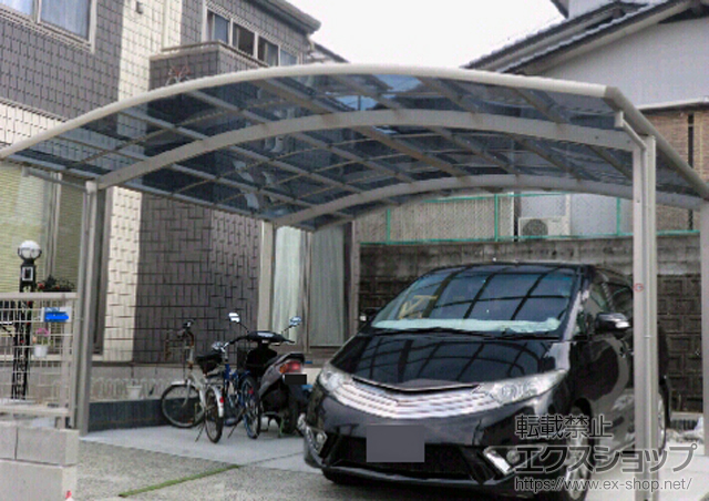 熊本県熊本市ののカーポート レイナツインポート 積雪〜20cm対応 施工例