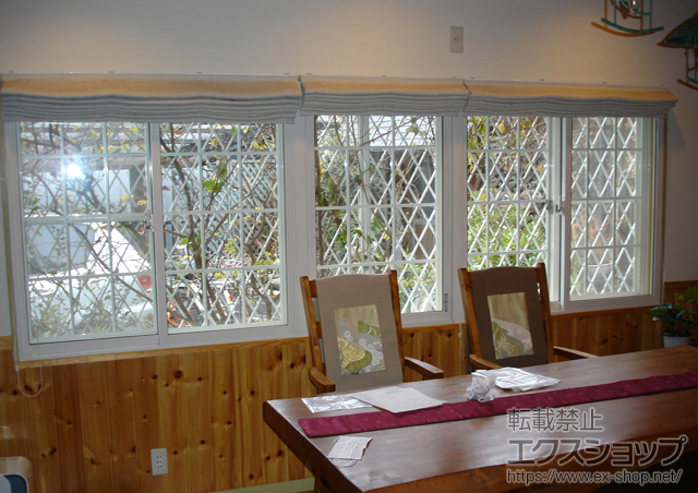 和歌山県和歌山市のの二重窓（内窓） インプラス　ダストバリア仕様　引違い窓2枚建+FIX窓連窓 施工例