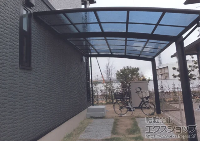 福岡県粕屋郡新宮町のYKKAPのカーポート レイナポート 積雪～20cm対応 施工例