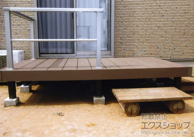 �É����܈�s��YKKAP�̃E�b�h�f�b�L ���E�b�h�f�b�L 200 �P��+�V���v�����_���f�b�L�t�F���X8�^ �{�H��