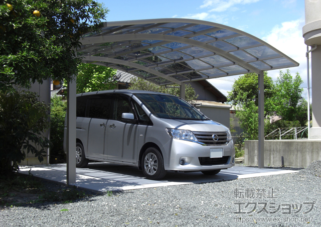 静岡県周智郡森町ののカーポート レイナツインポート 積雪〜20cm対応 施工例