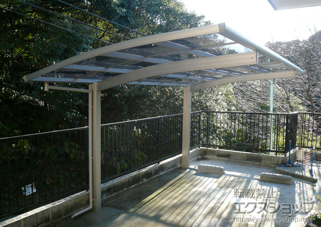 静岡県下田市ののカーポート プレシオスポート 積雪〜20cm対応 施工例