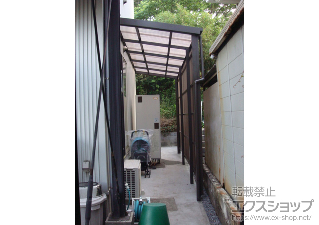 静岡県静岡市のLIXIL リクシル（トステム）のストックヤード フリーヤード　オープンタイプ 積雪〜20cm対応 施工例