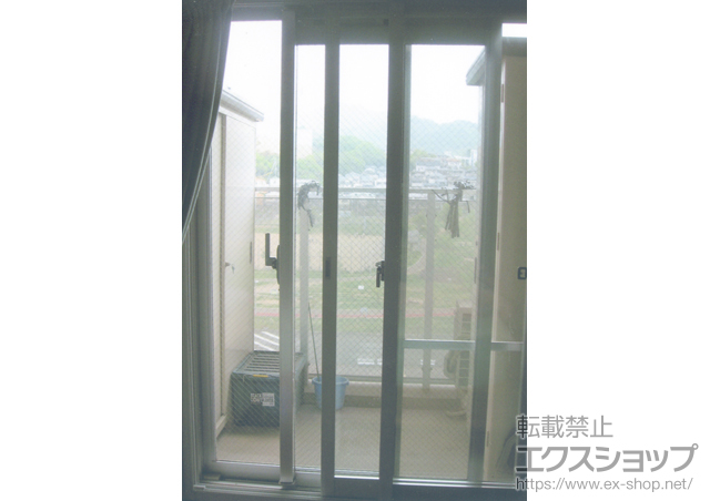 兵庫県神戸市のの二重窓（内窓） インプラス ダストバリア仕様 引違い窓 2枚建 施工例