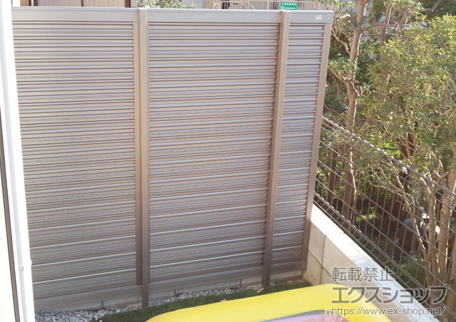 千葉県松戸市ののフェンス・柵 ハイスクリーンフェンスA型 フリーポールタイプ 施工例