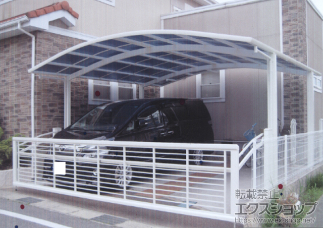 愛知県知立市ののカーポート レイナツインポート 積雪〜20cm対応 施工例