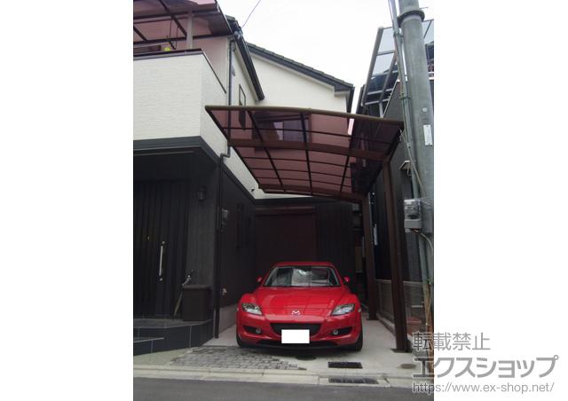 大阪府東大阪市ののカーポート レイナポート　積雪〜20?対応 施工例