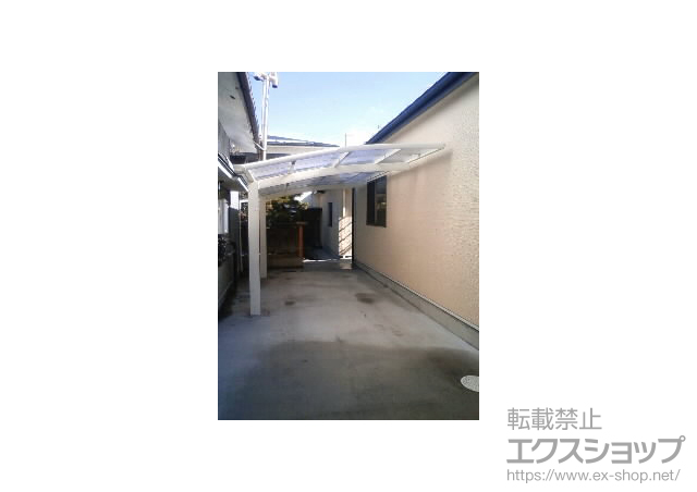 福島県岩瀬郡鏡石町ののカーポート レイナポート 積雪〜20cm対応 施工例