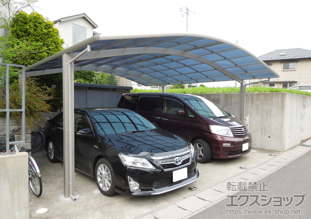 千葉県柏市ののカーポート レイナツインポート 積雪〜20cm対応 施工例