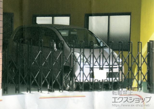 埼玉県戸田市ののカーゲート トリップゲート PB型 ノンレール 片開き 施工例