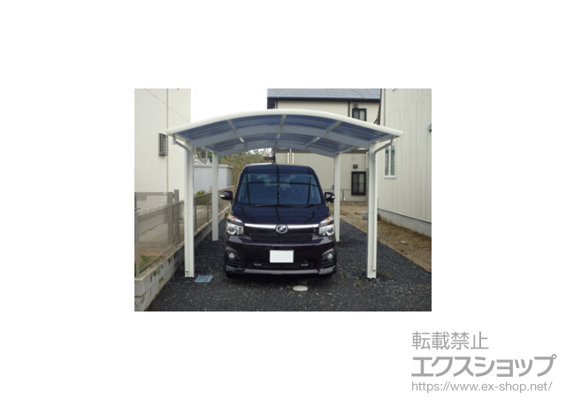 千葉県山武郡大網白里町ののカーポート レイナワンポート 積雪〜20cm対応 施工例