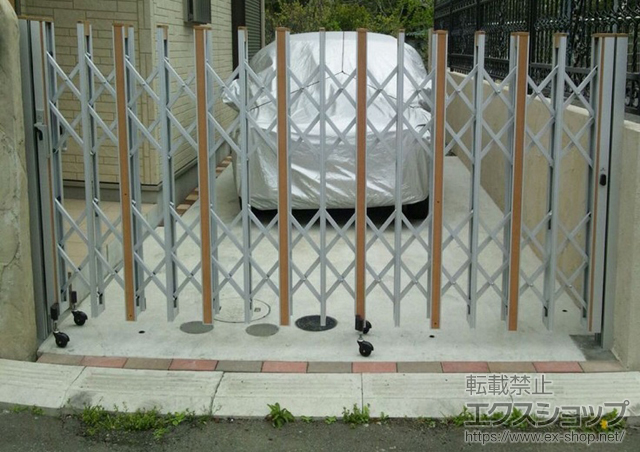 千葉県船橋市ののカーゲート アルシャインII HW型Cタイプ ノンレール 片開き 310S 施工例