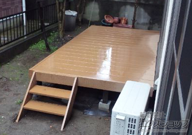 神奈川県横浜市ののウッドデッキ リウッドデッキ 200 単体 施工例