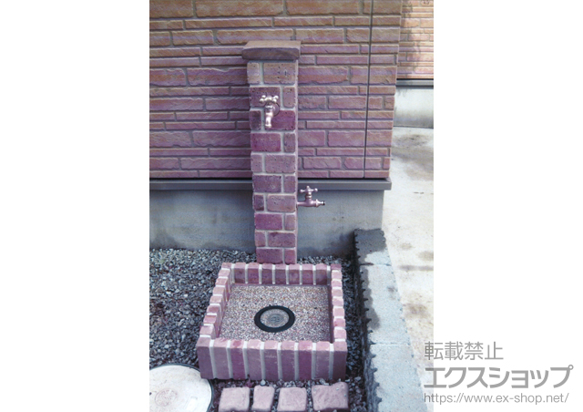 埼玉県上尾市のの立水栓・ガーデンシンク ネオキャスティ 施工例
