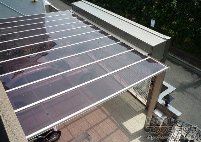 東京都西東京市ののカーポート エフルージュ ツイン 積雪〜20cm対応 施工例