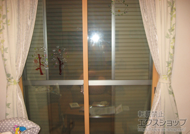 大阪府堺市のの二重窓（内窓） インプラス ダストバリア仕様 引違い窓 2枚建 施工例