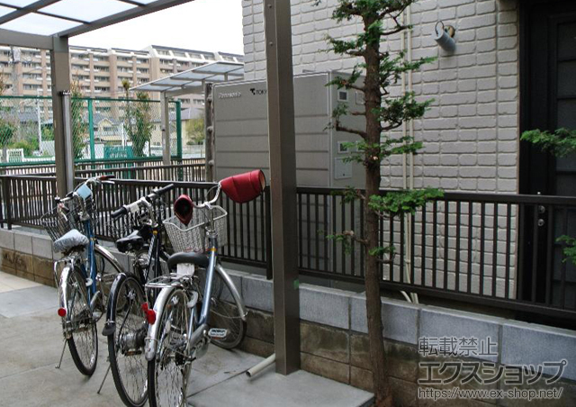 東京都西東京市ののフェンス・柵 プリレオR2型フェンス フリーポールタイプ 施工例