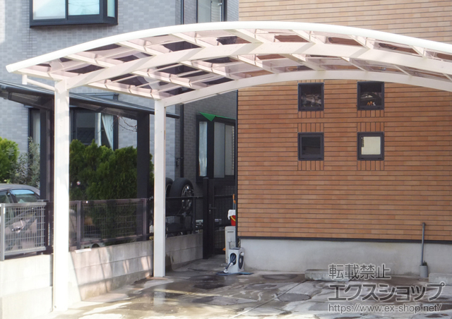 千葉県柏市ののカーポート レイナツインポート 積雪〜20cm対応 施工例