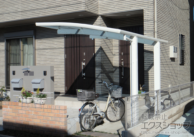 埼玉県狭山市ののサイクルポート・駐輪場 レイナポート ミニ 積雪〜20cm対応 施工例