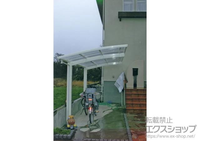 広島県竹原市のYKKAPのカーポート レイナポート 積雪～20cm対応 施工例