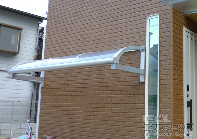 大阪府大阪市ののテラス屋根 ヴェクターテラス R型 ルーフタイプ 単体　積雪〜20?対応 施工例
