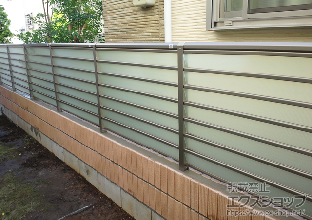 千葉県市川市ののフェンス・柵 サニーブリーズフェンスS型 間仕切りタイプ 施工例