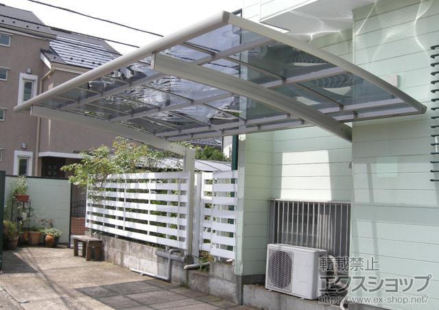 東京都世田谷区ののカーポート プレシオスポート 積雪〜20cm対応 施工例