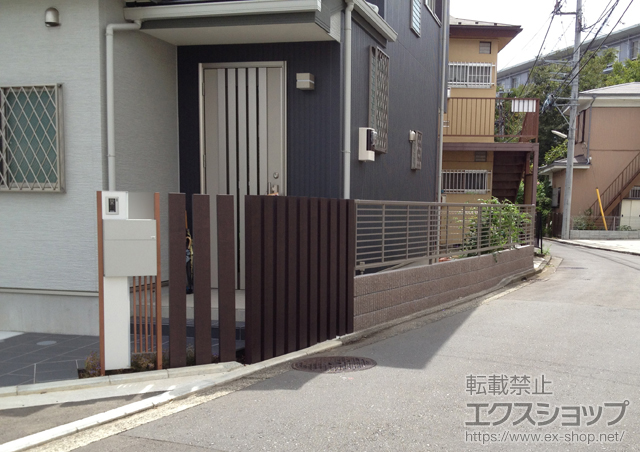 神奈川県横浜市のの機能門柱・ポスト ファンクションユニット ウィルモダン 施工例