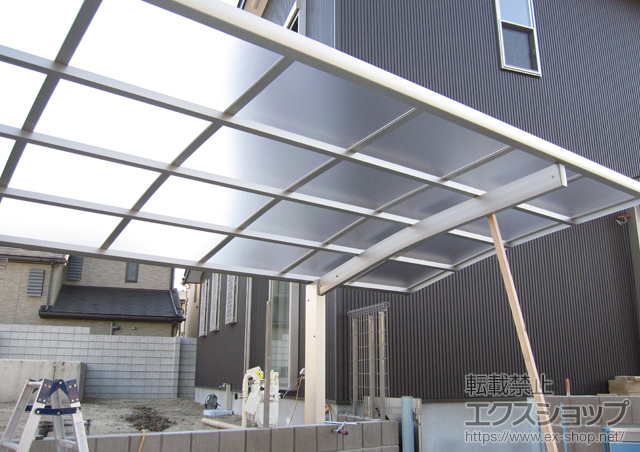 愛知県名古屋市ののカーポート レイナポート 積雪〜20cm対応 施工例