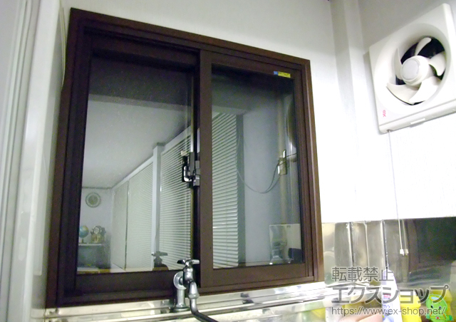 埼玉県越谷市のの二重窓（内窓） インプラス ダストバリア仕様 引違い窓 2枚建 施工例