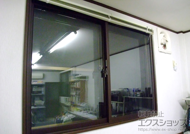 埼玉県越谷市のの二重窓（内窓） インプラス ダストバリア仕様 引違い窓 2枚建 施工例