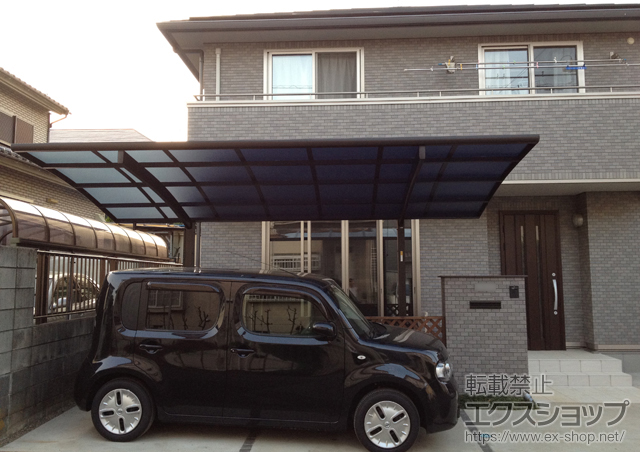 千葉県柏市ののカーポート レイナポート 積雪〜20cm対応 施工例