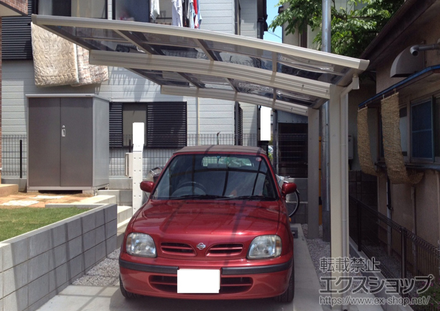 埼玉県富士見市ののカーポート プレシオスポート 積雪〜20cm対応 施工例