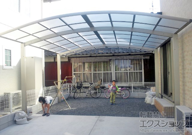 滋賀県栗東市ののカーポート レイナツインポート 積雪〜20?対応 施工例