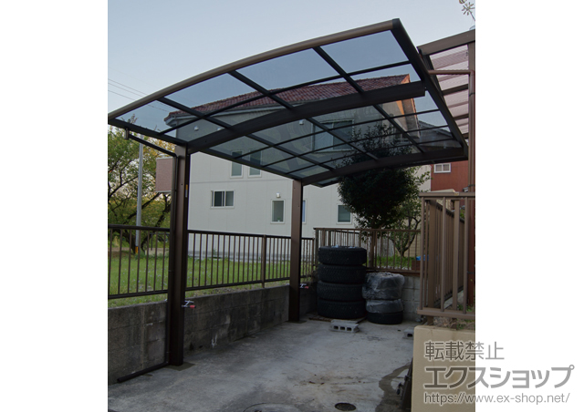 愛知県春日井市ののカーポート プレシオスポート 積雪〜20cm対応 施工例