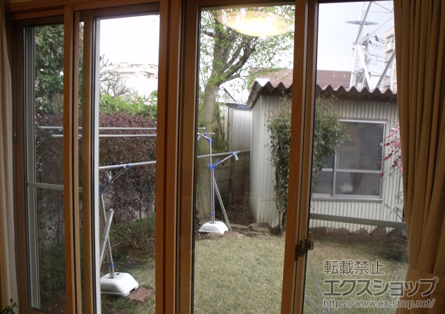 神奈川県相模原市のの二重窓（内窓） インプラス ダストバリア仕様 引違い窓 2枚建 施工例