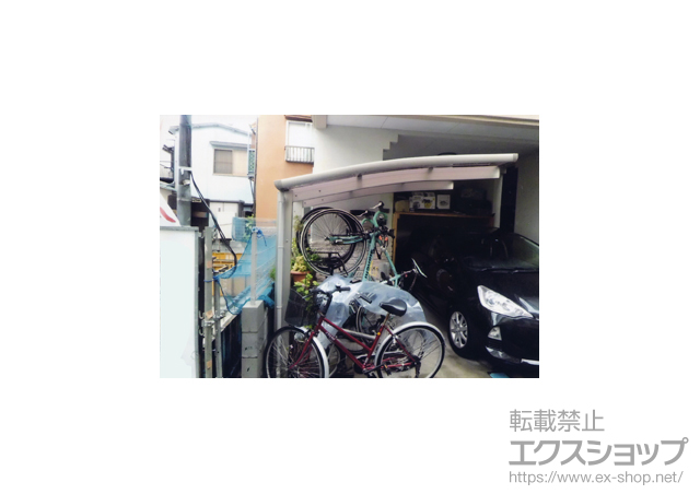 東京都江東区ののサイクルポート・駐輪場 レイナポート ミニ 積雪〜20cm対応 施工例