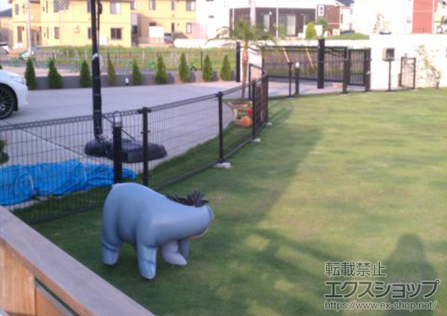 千葉県木更津市ののフェンス・柵 メッシュフェンスG0 施工例