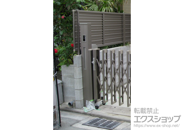 京都府京都市のの機能門柱・ポスト ファンクションユニット ウィルモダンスリム #01 施工例