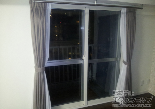 千葉県柏市のの二重窓（内窓） インプラス ダストバリア仕様 引違い窓 2枚建 施工例