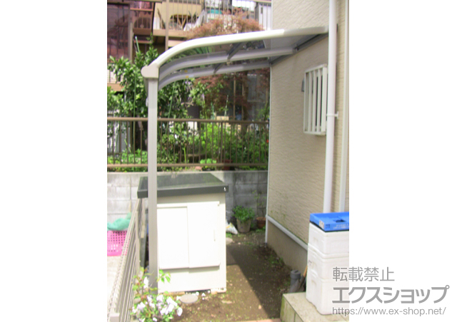 東京都町田市ののテラス屋根 プレシオステラス R型 テラスタイプ 単体 積雪〜20cm対応 施工例