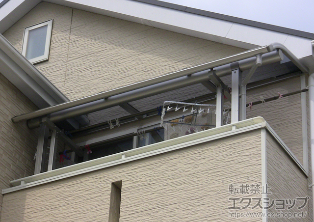 東京都町田市ののバルコニー・ベランダ屋根 プレシオステラス R型 屋根タイプ 単体 積雪〜20cm対応 施工例