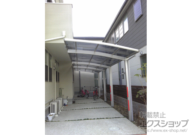 愛知県名古屋市ののカーポート レイナポート 縦連棟 積雪〜20cm対応 施工例