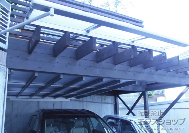 神奈川県横浜市ののテラス屋根 ライザーテラスII F型 テラスタイプ 単体 積雪～20cm対応 施工例