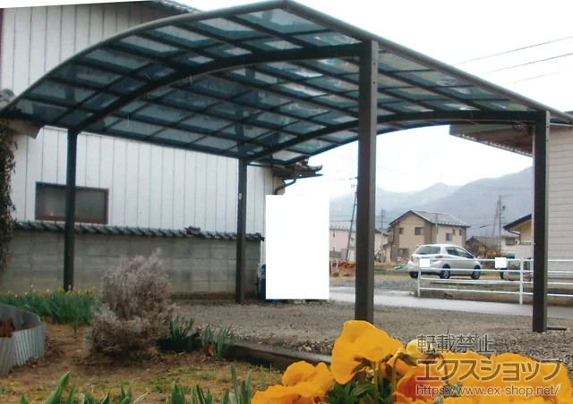 ���쌧��Ȏs��LIXIL ���N�V���i�g�X�e���j�̃J�[�|�[�g �J�[�u�|�[�g�V�O�}III ���C�h �ϐ�`30cm�Ή� �{�H��