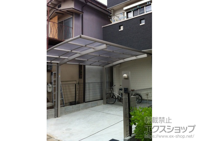 京都府長岡京市ののカーポート プレシオスポート　積雪〜20cm対応 施工例