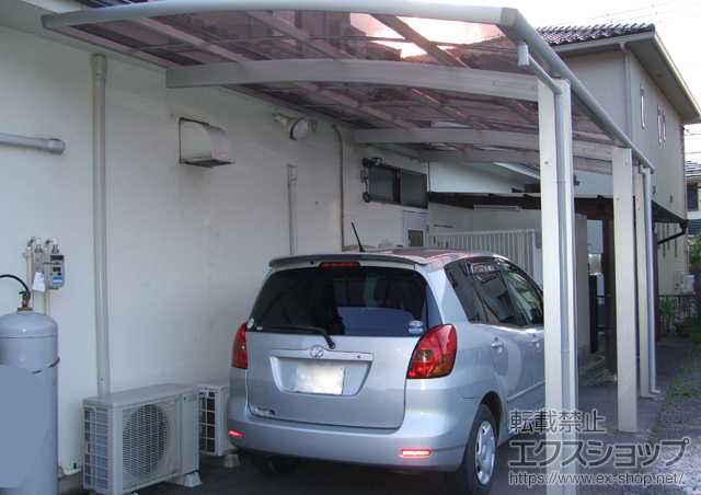 埼玉県南埼玉郡白岡町ののカーポート レイナポート 延長 積雪〜20cm対応 施工例