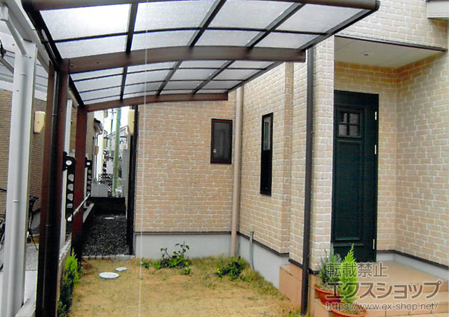 大阪府高槻市ののカーポート レイナポート 積雪〜20?対応＋レイナポート 部材 施工例