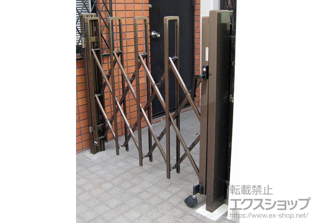 福岡県福岡市ののカーゲート トリップゲート PB型 ノンレール 片開き 13S 施工例