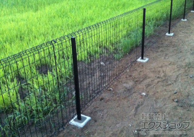 群馬県邑楽郡大泉町ののフェンス・柵 イーネットフェンス1F型 自由柱タイプ 施工例